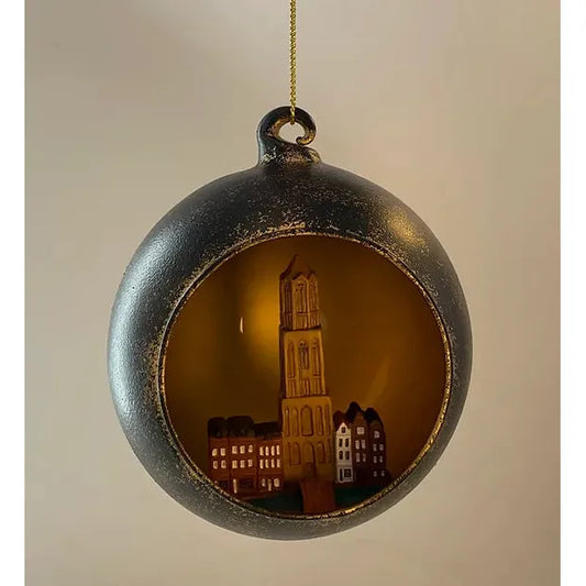 Utrecht open bal zwart/goud